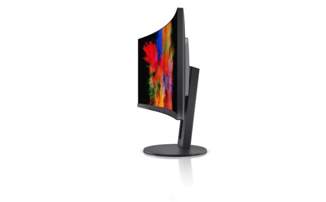 Монитор Fujitsu DISPLAY P34-9 US 34" UWide Curved, LED, PL, IPS, 2ms, 1000:1, 400 cd/m2, 3440x1440, 1xDP Out(Daisy Chain), 1xDP1.2, 2xHDMI1.4, 4xUSB, 1xUSB-C 65W, 1xGB LAN, 5-in-1 stand, Sp.2x3W, Heig adj.150mm, Tilt angle -5°/+35°, Sw.angle 345°, Bl