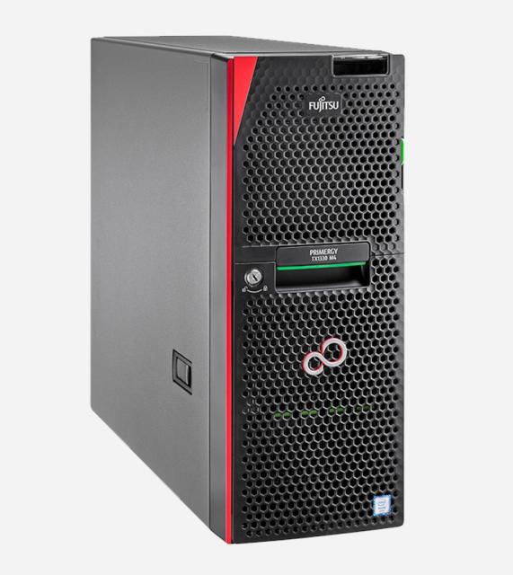 Сървър Fujitsu PRIMERGY TX1330 M4, Xeon E-2124, 16GB U 2666 2R, DVD-RW SM, 8xSFF, PSU DUMMY, Red. PSU, No power cord                                                                