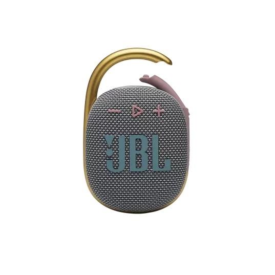 Тонколона JBL CLIP 4 GRY, 1.0, 5W, Bluetooth, водоустойчива, Сив