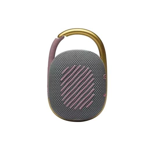 Тонколона JBL CLIP 4 GRY, 1.0, 5W, Bluetooth, водоустойчива, Сив
