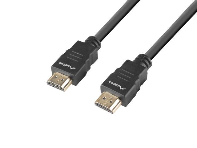 Кабел Lanberg HDMI M/M V2.0 cable 1.8m CCS box, black