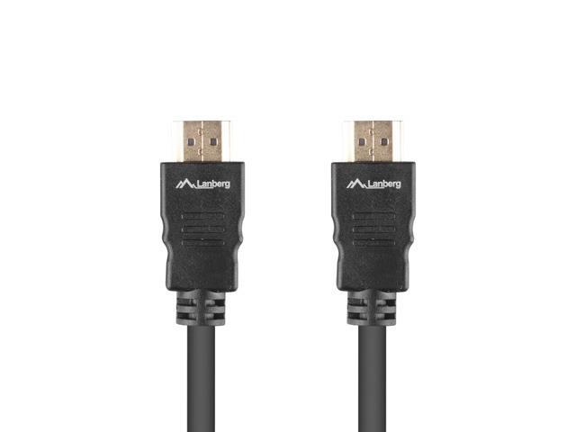 Кабел Lanberg HDMI M/M V2.0 cable 1.8m CCS box, black