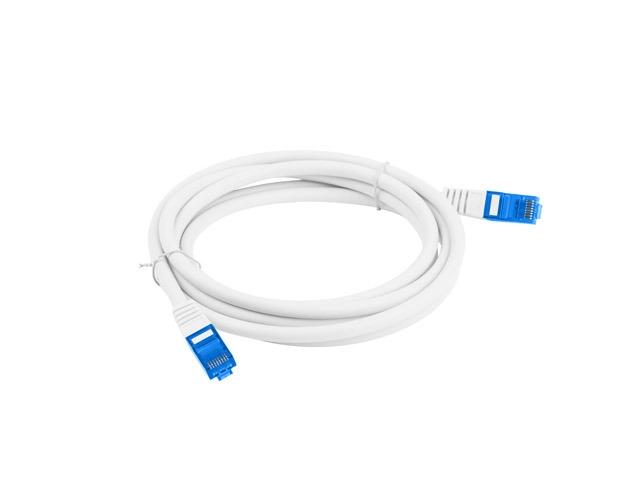 Кабел Lanberg patch cord CAT.6A FTP LSZH CCA 1m Fluke Passed, white