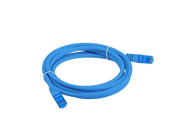 Кабел Lanberg patch cord CAT.6A FTP LSZH CCA 1.5m Fluke Passed, blue
