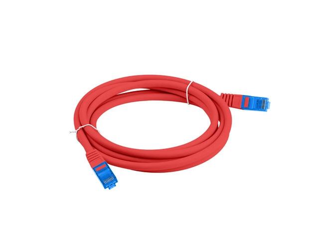 Кабел Lanberg patch cord CAT.6A FTP LSZH CCA 1.5m Fluke Passed, red