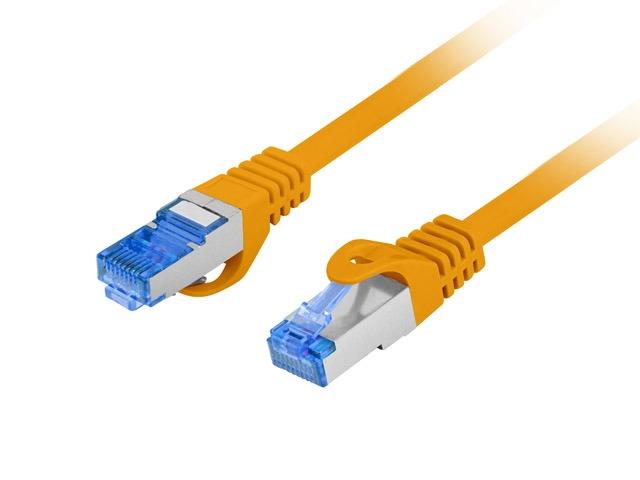 Кабел Lanberg patch cord CAT.6A FTP LSZH CCA 2m Fluke Passed, orange