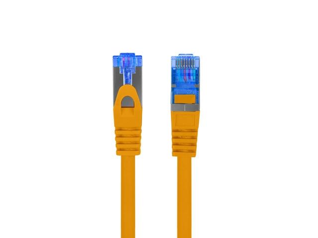 Кабел Lanberg patch cord CAT.6A FTP LSZH CCA 2m Fluke Passed, orange