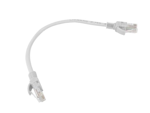 Кабел Lanberg patch cord CAT.6 UTP 0.25m, grey