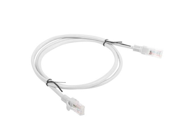 Кабел Lanberg patch cord CAT.6 UTP 1m, grey
