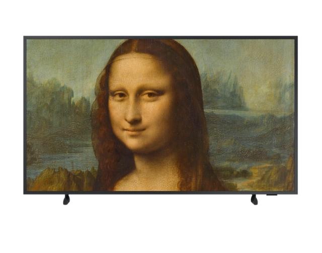 Телевизор Samsung 55" QE55LS03B The Frame QLED 4K Smart TV,  Quantum HDR, HDR 10+, Dolby Digital Plus, Q-Symphony Lite, Mirroring, Bixby, Wi-Fi, Bluetooth, 4xHDMI, 2xUSB, Tizen, Black