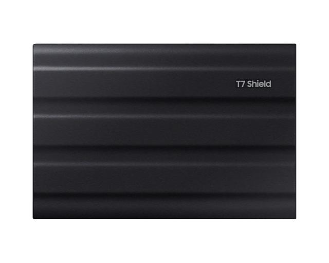 Външен диск Samsung Portable  SSD M.2 (NVMe) T7 Shield 1TB , USB 3.2 Gen2, Rugged, IP65, Read 1050 MB/s Write 1000 MB/s, Black, MU-PE1T0S/EU