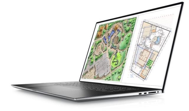 Лаптоп Dell Precision 5770, Intel Core i9-12900H vPro (24 MB cache, 2.50 GHz to 5.00 GHz), 17" UHD+ Touch, (3840x2400) 100% Srgb, IR Cam, 32 GB, 2x16 GB, DDR5, 4800Mhz, M.2 512GB SSD, 1TB PCIe x4 NVMe SSD, NVIDIA RTX A3000 12 GB DDR6, Wifi 6E+BT, Win