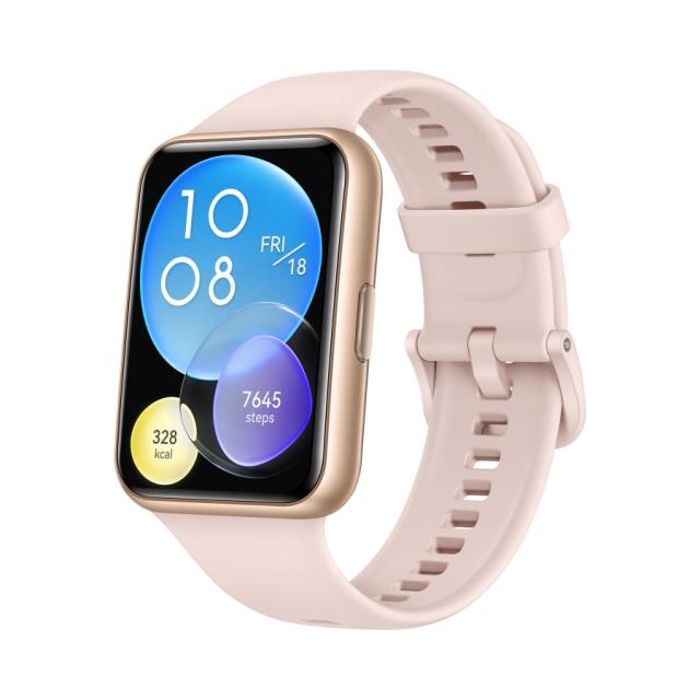 Часовник Huawei Watch Fit 2, Sakura Pink, Yoda-B19V, 1.74" AMOLED 336x480. BT 5.2, Silicone Strap