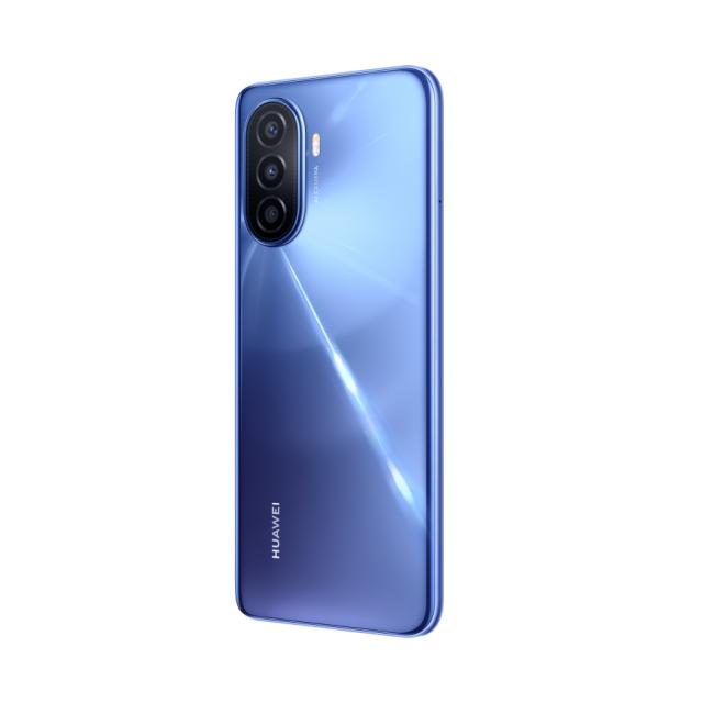 Мобилен телефон Huawei Nova Y70, Crystal Blue, MGA, 6.75", TFT LCD HD+ 1600x720, 4GB+128GB, Camera 48MP+5MP+2MP/8MP, 4G LTE, WiFi 802.11 b/g/n, 2.4GHz, BT 5.1, FPT, 6000 mAh, USB-C Type-C, 3.5 mm earjack, EMUI 12.0