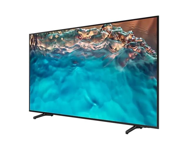 Телевизор Samsung 43" 43BU8072 4K UHD LED TV, SMART, Crystal Processor 4K, 2200 PQI, HDR 10+, Mega Contrast, Q-Symphony, Dolby Digital Plus , 3xHDMI, 2xUSB, Wi-Fi 5, Bluetooth 5.2, Frameless, Tizen, Black