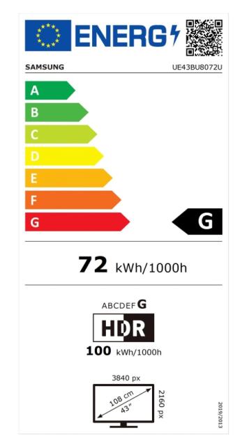 Телевизор Samsung 43" 43BU8072 4K UHD LED TV, SMART, Crystal Processor 4K, 2200 PQI, HDR 10+, Mega Contrast, Q-Symphony, Dolby Digital Plus , 3xHDMI, 2xUSB, Wi-Fi 5, Bluetooth 5.2, Frameless, Tizen, Black