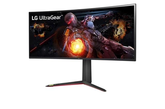 Монитор LG 34GP950G-B 34", UltraGear 21:9 Curved Nano IPS 1ms, AG, QHD (3440x1440) Gaming , 144Hz (up to 180 Hz), HDR 600, 1000:1, 400cd/m2, DCI-P3 98%, HDMI, DP, USB3.0 (1up/2down), NVIDIA G-Sync, Height Adjustable, Tilt, Black