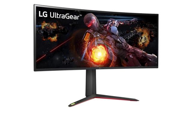Монитор LG 34GP950G-B 34", UltraGear 21:9 Curved Nano IPS 1ms, AG, QHD (3440x1440) Gaming , 144Hz (up to 180 Hz), HDR 600, 1000:1, 400cd/m2, DCI-P3 98%, HDMI, DP, USB3.0 (1up/2down), NVIDIA G-Sync, Height Adjustable, Tilt, Black