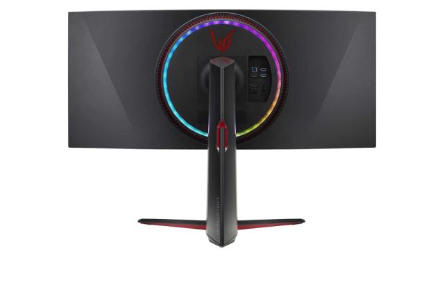Монитор LG 34GP950G-B 34", UltraGear 21:9 Curved Nano IPS 1ms, AG, QHD (3440x1440) Gaming , 144Hz (up to 180 Hz), HDR 600, 1000:1, 400cd/m2, DCI-P3 98%, HDMI, DP, USB3.0 (1up/2down), NVIDIA G-Sync, Height Adjustable, Tilt, Black