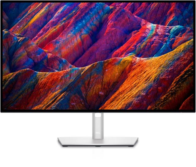 Монитор Dell U2723QE, 27" IPS Anti-Glare, UltraSharp InfinityEdge, 5ms, 2000:1, 400 cd/m2, 4K 3840x2160, 100% sRGB, HDMI, DisplayPort, USB 3.2 Gen 2/USB-C hub, RJ45, ComfortView Plus, Height Adjustable, Pivot, Swivel, Tilt, PiP, PbP, Grey