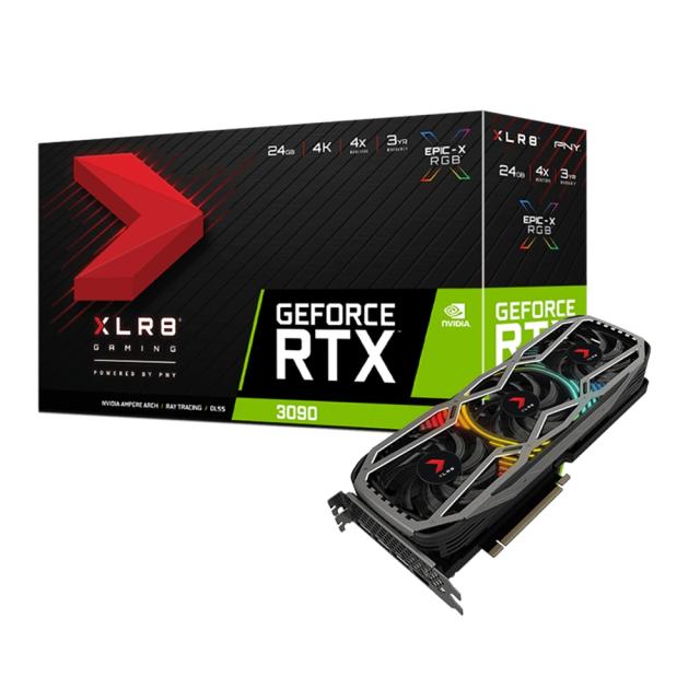 Видео карта PNY GeForce RTX 3090 24GB XLR8 Gaming REVEL EPIC-X RGB Triple Fan Edition