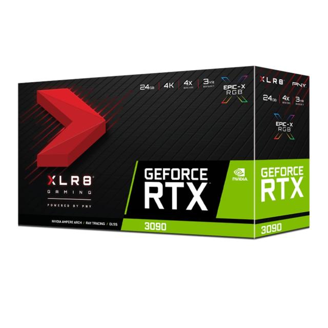 Видео карта PNY GeForce RTX 3090 24GB XLR8 Gaming REVEL EPIC-X RGB Triple Fan Edition