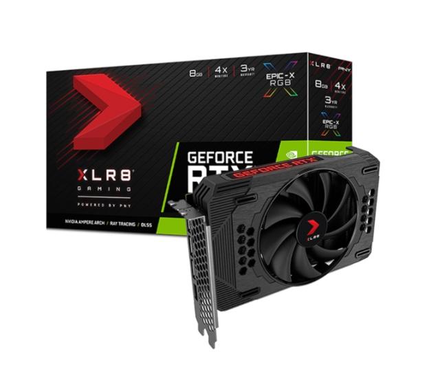 Видео карта PNY GeForce RTX 3050 8GB REVEL Epic-X Single Fan