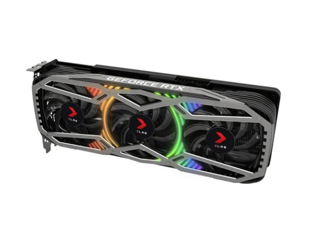 Видео карта PNY GeForce RTX 3080 10GB XLR8 Gaming REVEL EPIC-X RGB LHR Triple Fan Edition