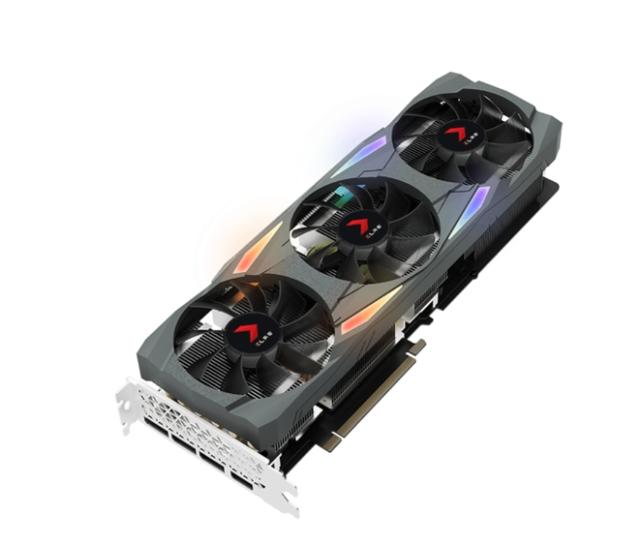Видео карта PNY GeForce RTX 3080 10GB XLR8 Gaming UPRISING EPIC-X RGB LHR Triple Fan Edition