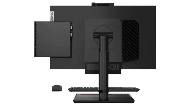 Настолен компютър Lenovo ThinkCentre M70q G3 Tiny Intel Core i3-12100T (up to 4.1GHz, 12MB), 8GB DDR4 3200MHz, 256GB SSD, Intel UHD Graphics 730, KB, Mouse, WLAN, BT, VESA Mount, Win11 Pro, 3Y