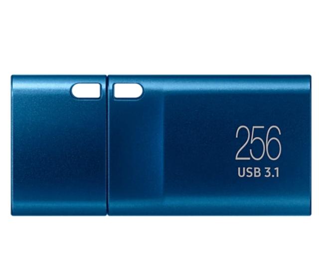 USB памет Samsung 256 GB Flash Drive, Read 400 MB/s, USB-C 3.2 Gen 1, Синя