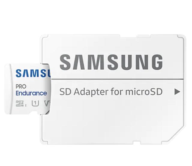 Карта памет Samsung 32 GB micro SD PRO Endurance, Adapter, Class10, Waterproof, Read 100 MB/s - Write 30 MB/s