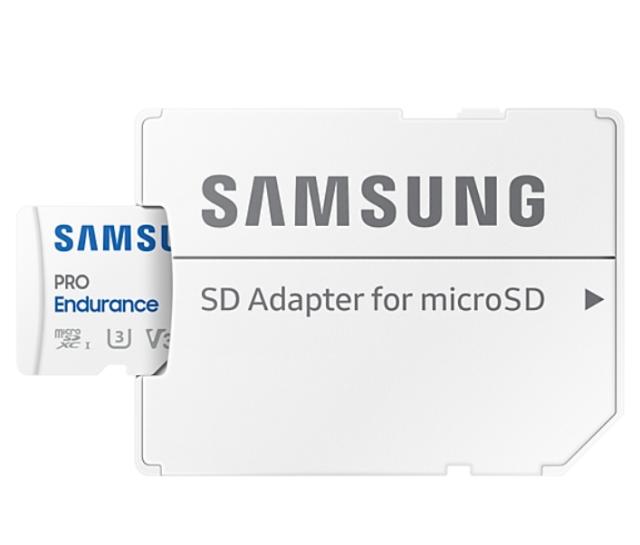 Карта памет Samsung 256 GB micro SD PRO Endurance, Adapter, Class10, Waterproof, Read 100 MB/s - Write 40 MB/s