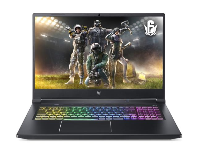 Лаптоп Acer Predator Helios 300, PH317-55-957M, Core i9-11900H(2.50GHz up to 4.90GHz, 24MB), 17.3“ FHD IPS 144Hz, 16 GB DDR4 3200MHz (1 slot free), 1024GB PCIe SSD, HDD Kit, RTX 3070 8GB GDDR6, Wi-Fi 6AX, BT 5.1, RGB-backlit Kb, Windows11 Home, Black