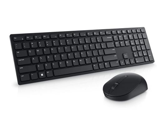 Комплект клавиатура и мишка Dell Pro KM5221W Wireless (US), безжични, черни