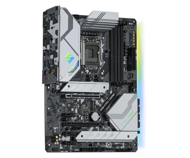 Дънна платка ASRock Z590 Steel Legend, Z590, LGA1200, 4xDDR4, (HDMI&DP)(CFX), PCI-E 4.0, 6x SATA 6Gb/s, 3x M.2, 1x USB 3.2 Gen 2 Type-C, ATX