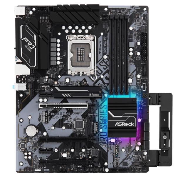Дъна платка ASRock Z690 Pro RS, LGA1700, DDR4, (DP&HDMI)(CF), PCIe 5.0,  8x SATA 6Gb/s, 3x M.2, 2x USB 3.2 Gen2, ATX
