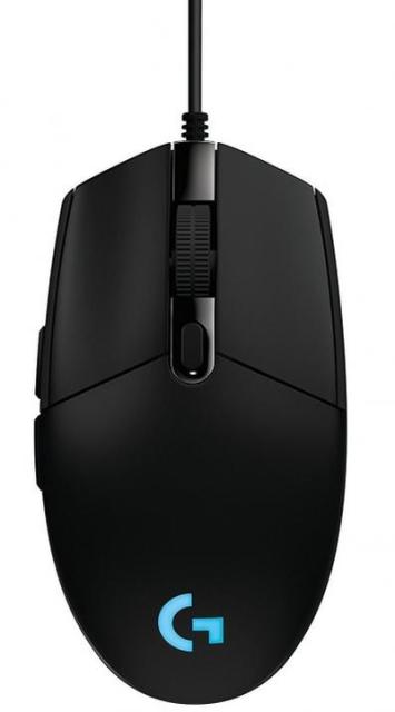 Мишка Logitech G203, оптична, 8000 dpi, RGB подсветка, USB черна