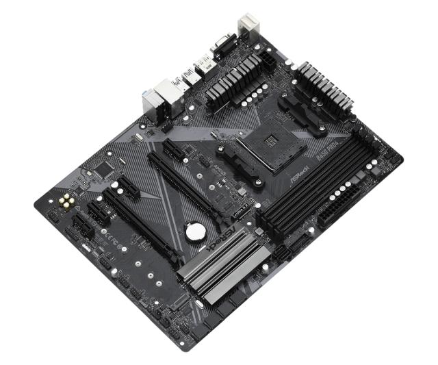 Дънна платка ASROCK B450 PRO4 R2.0, AM4, B450, 4 x DDR4, (HDMI / DP / D-SUB), PCIe 2.0 , 4 x SATA3, M.2, 2 x USB 2.0, 1 x USB 3.2, ATX