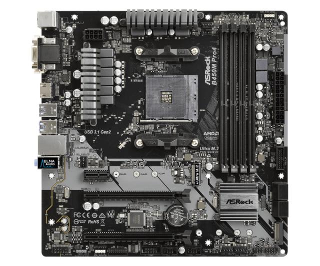 Дънна платка Asrock B450M PRO4
