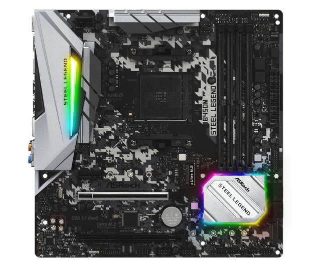 Дънна платка Asrock B450M Steel Legend