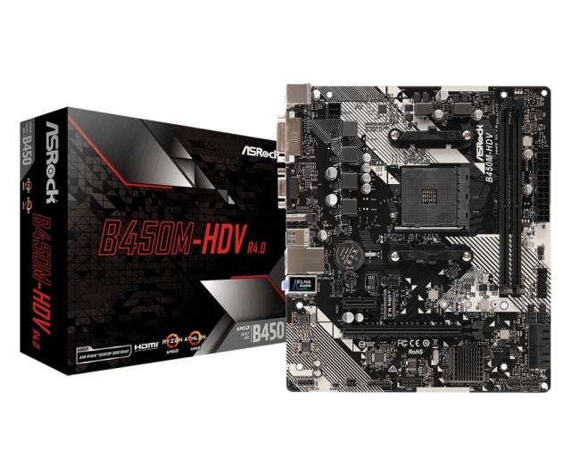 Дънна платка Asrock B450M-HDV R4.0