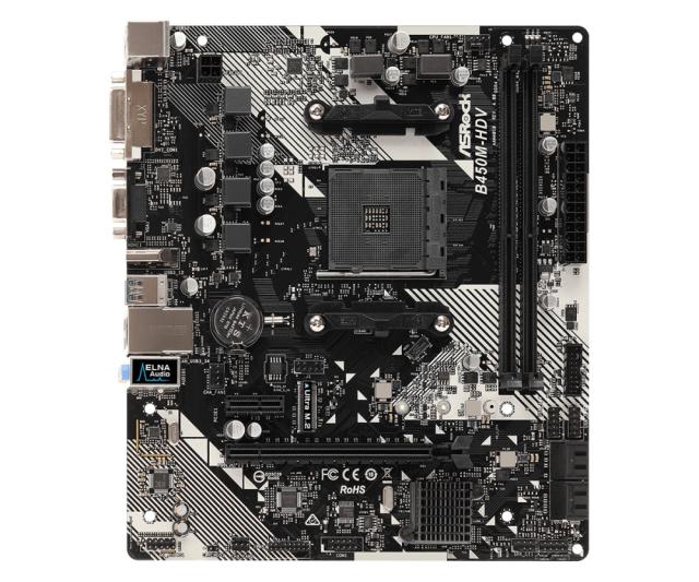 Дънна платка Asrock B450M-HDV R4.0