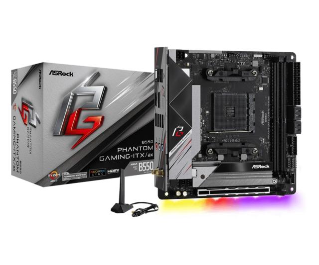 Дънна платка Asrock B550 Phantom Gaming-ITX/ax