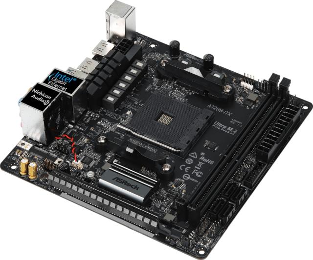 Дънна платка Asrock A320M-ITX