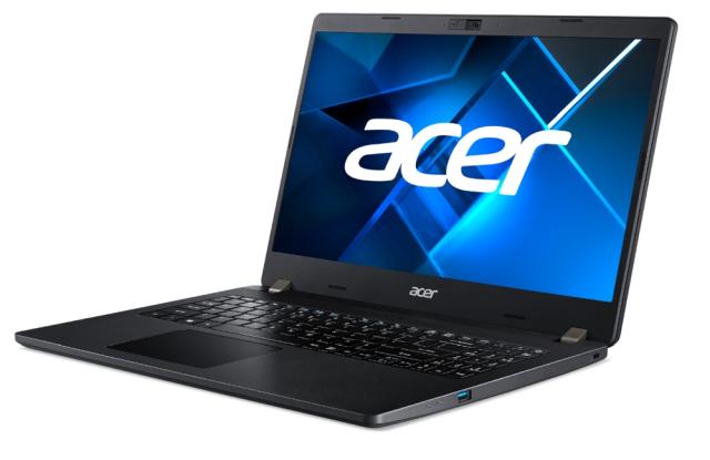 Лаптоп Acer TravelMate P215-53-77GQ, Core i7 1165G7(2.8GHz up to 4.7GHz, 12MB), 15.6" FHD IPS, 1*8GB DDR4, 256GB PCIe SSD, HDD kit, Intel Iris Xe Graphics, FPR, TPM, WiFi ax, BT 5.0, SD reader, Win 11 PRO, 3Y Warranty, Black