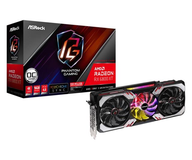 Видео карта Asrock RX6800XT PGD 16GO