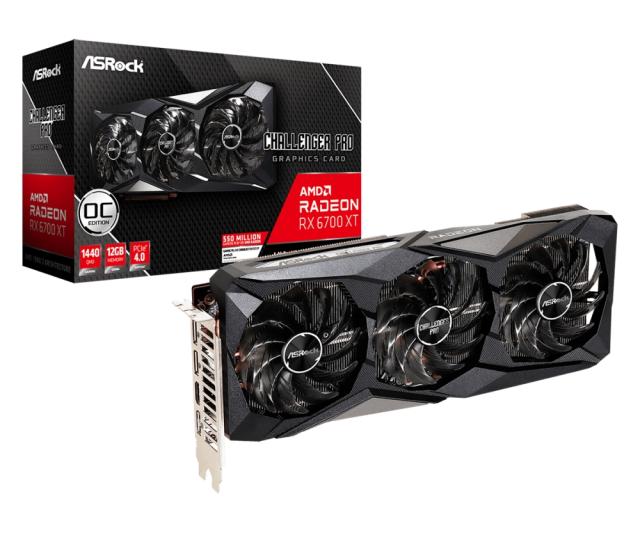 Видео карта Asrock RX6700XT CLP 12GO