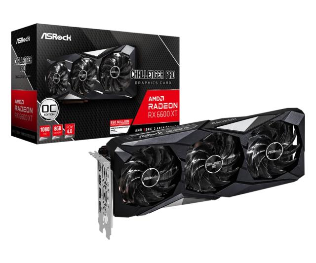 Видео карта Asrock RX6600XT CLP 8GO