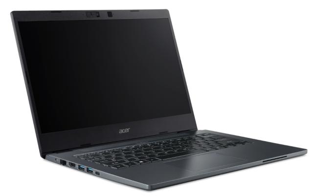 Лаптоп Acer TravelMate P414-51-793C, Core i7-1165G7 (up to 4.70GHz, 12MB), 14'' IPS FHD (1920x1080), 2x8GB DDR4, 512GB PCIe SSD, Intel Iris Xe Graphics, Wi-Fi 6AX, BT 5.1, FP, TPM 2.0, MIL-STD-810G, Win 10 Pro, Blue